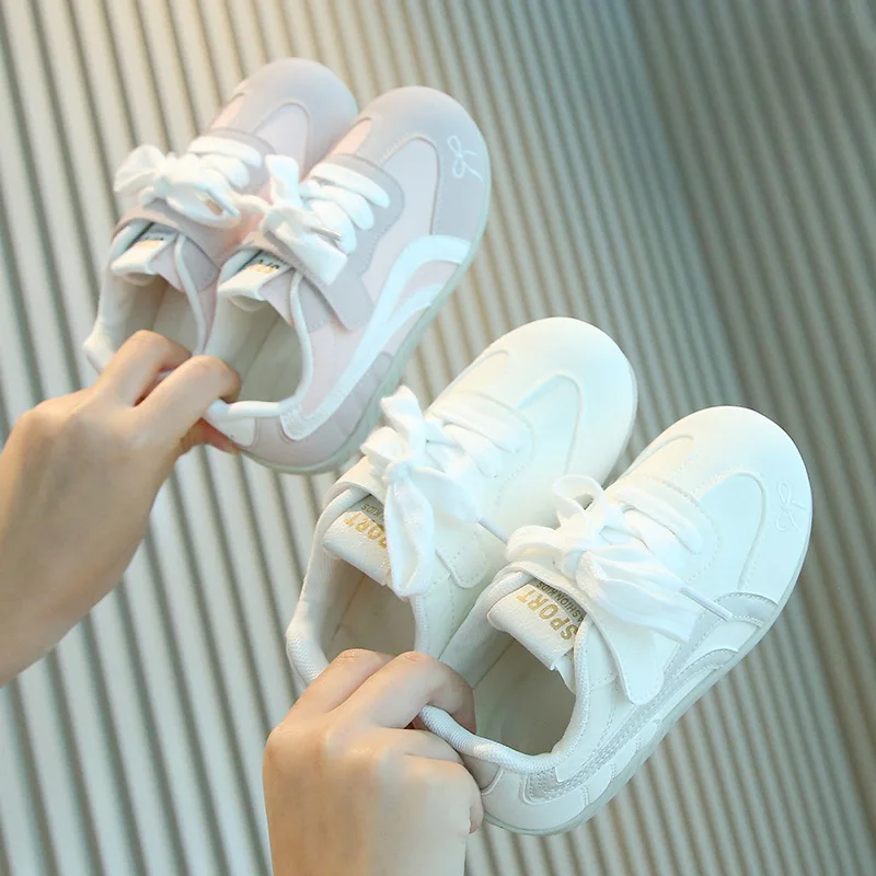 Baby Spring Autumn Soft Breathable Sneakers Girls Non-Slip Low-Cut Casual Shoes Comfortable Kids Running Shoes Children Casual