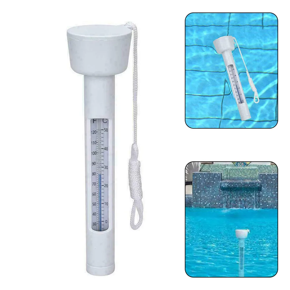 

Floating Thermometer Swimming Pool Water Temp Meter Temperature Gauge Tester Household Merchandises For Garden Plastic