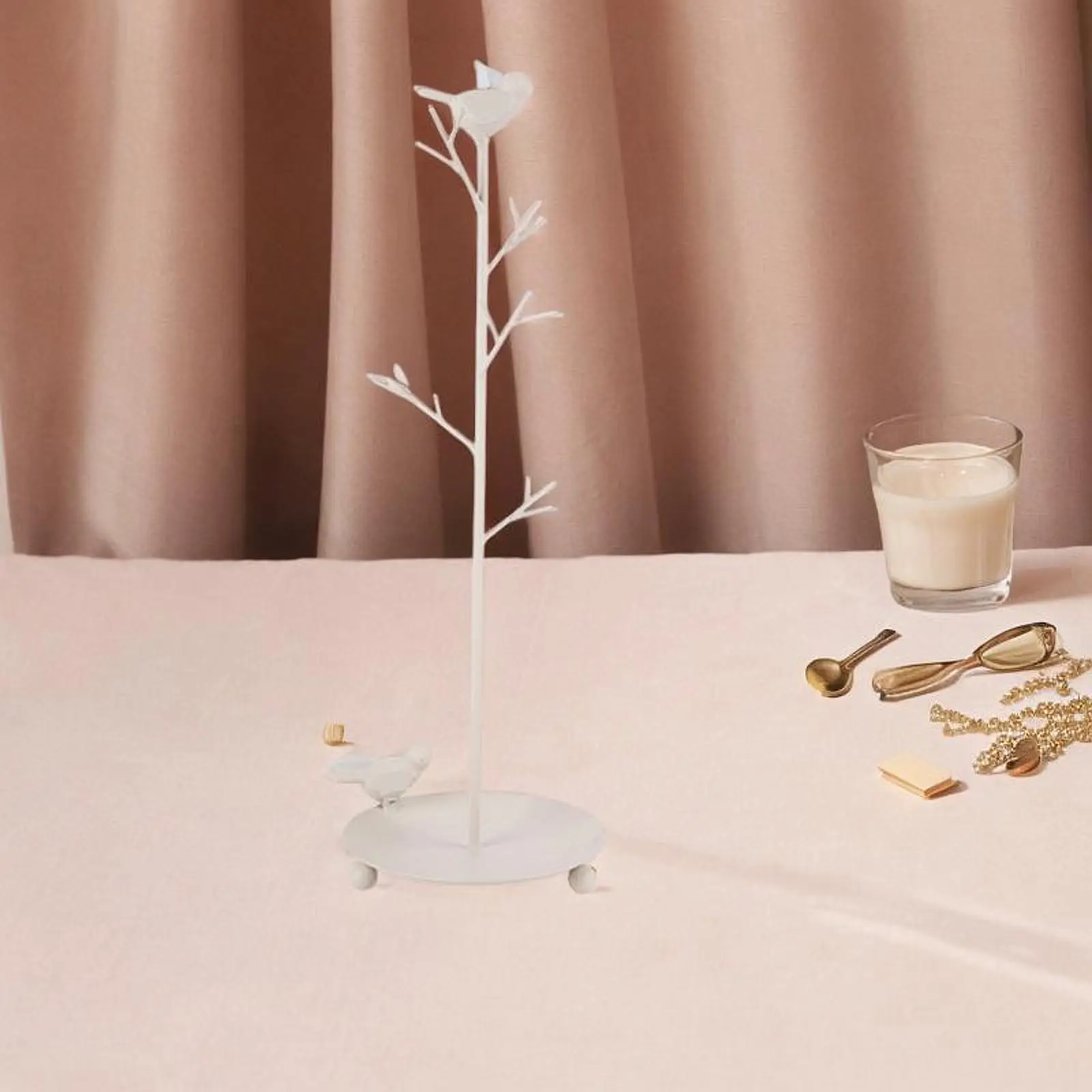 

Jewelry Stand Branch Jewelry Rack Necklace Holder Tree Tower Rack Hanging Organizer for Dresser Table Showcase Shop Bracelets