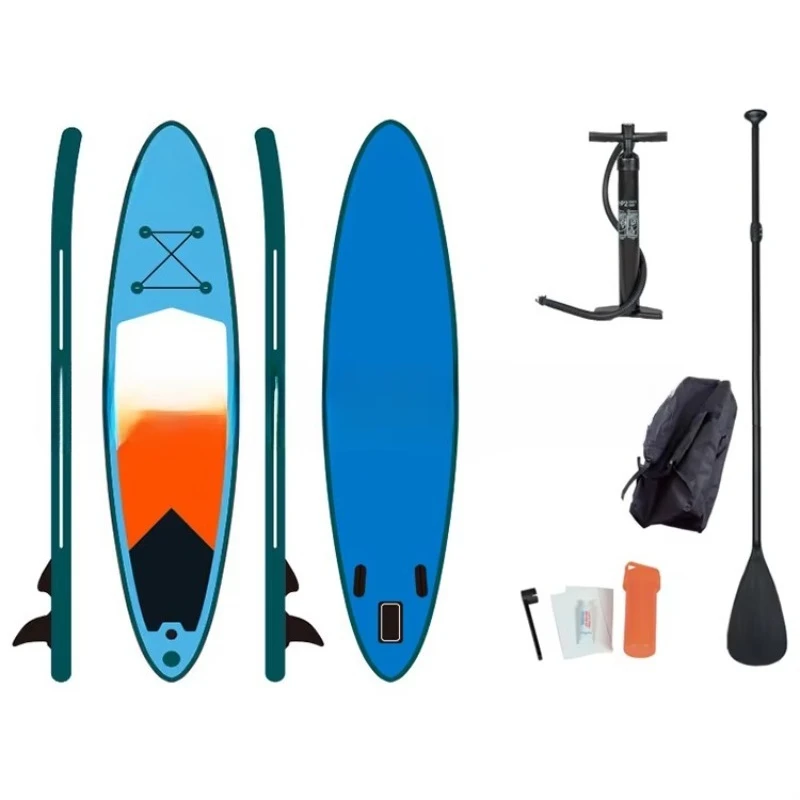New Design Eco-Friendly Inflatable SUP Paddle Board Portable Surfboard for Lakes & Rivers