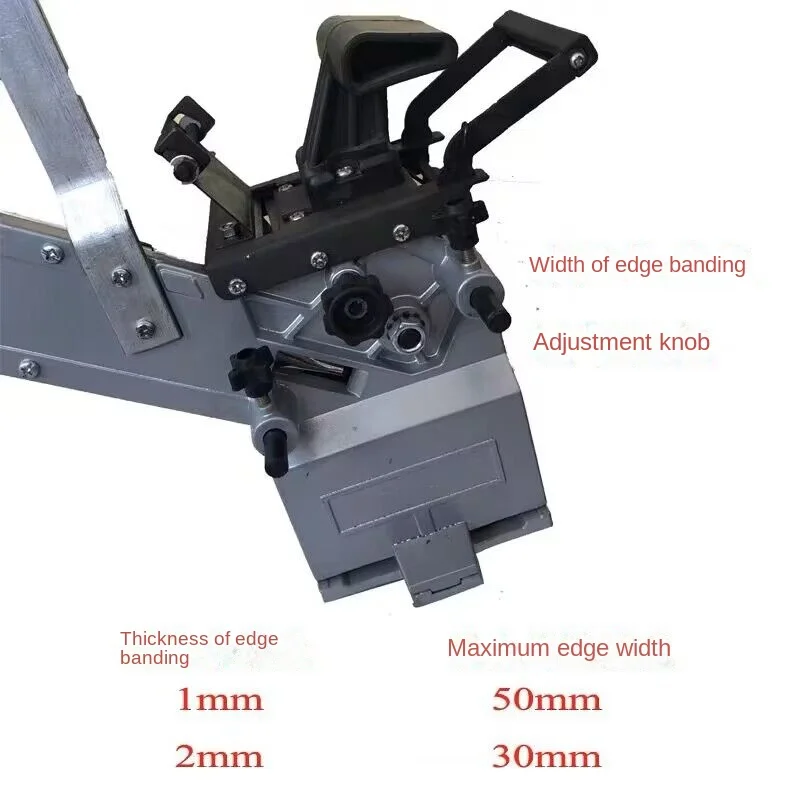 2000W Mt985 Portable Edge Banding Machine Curved Straight Manual Edge Banding Machine Woodworking Edge Banding Machine 220V/50Hz