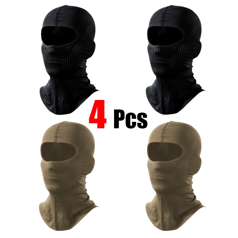 1 Stück/2 Stück/4 Stück Elastische Atmungsaktive Sturmhaube Fahrrad-Vollgesichtsmaske Outdoor Ski Motorrad Maske Schal Helm Innenmütze