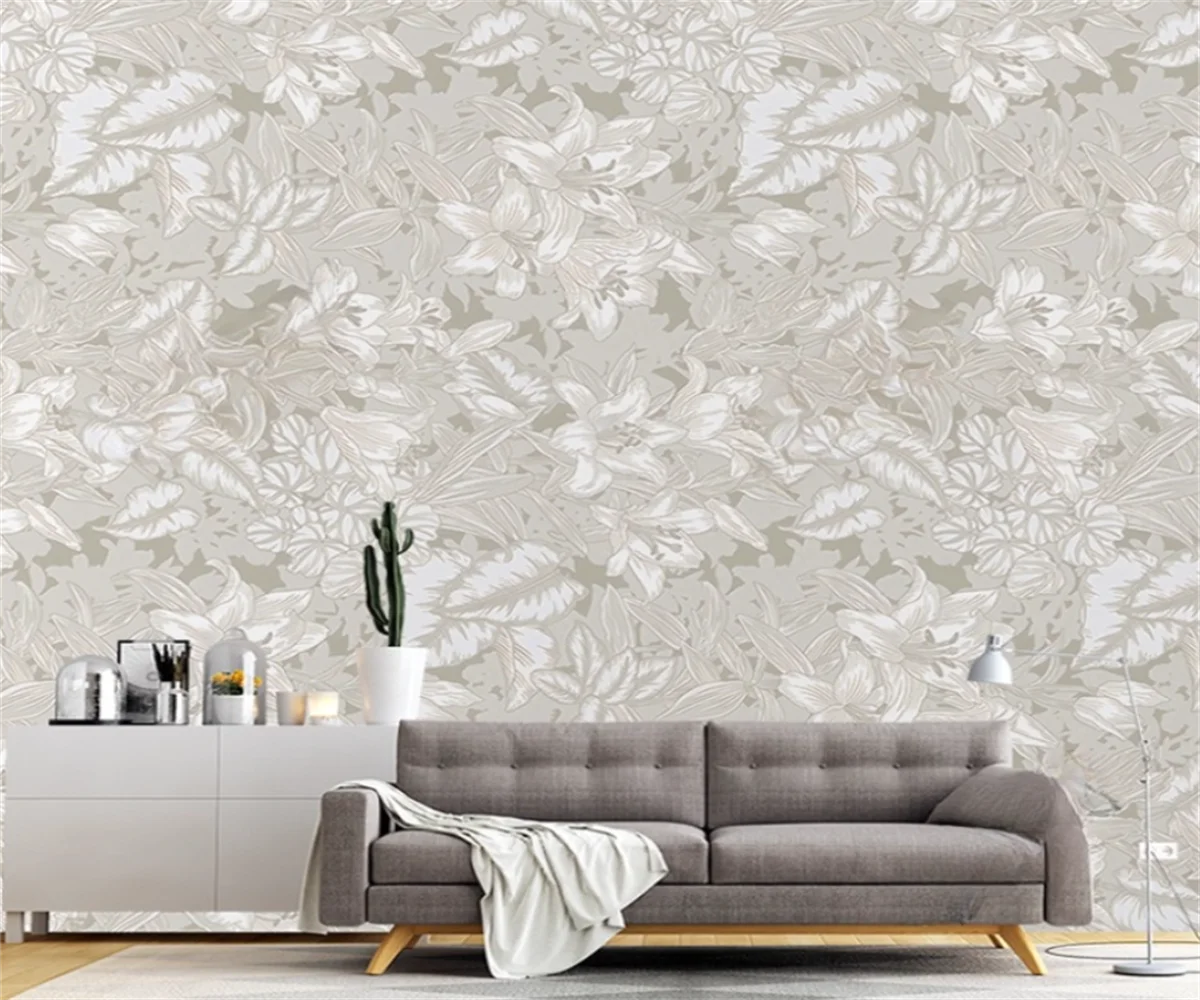 

Обои на заказ, домашний декор, фреска, тропический лес, цветочный лес, пейзаж, ТВ-фон, 3d обои, живопись