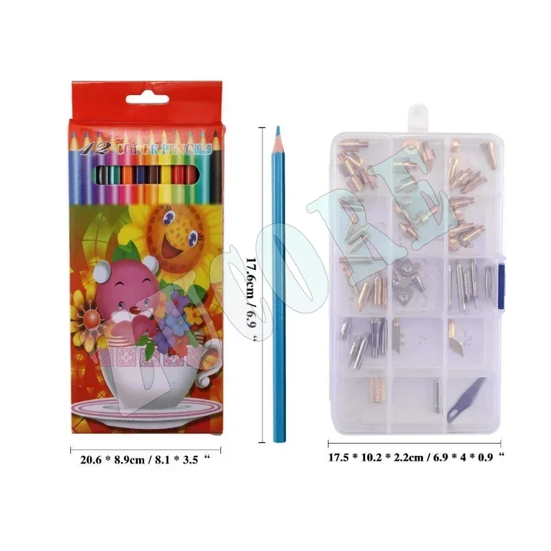 Neue 71 teile/satz 60 W Einstellbare Temperatur Gravur Elektrische Lötkolben Kit Multi-funktionale Carving Lötkolben Stift Zu