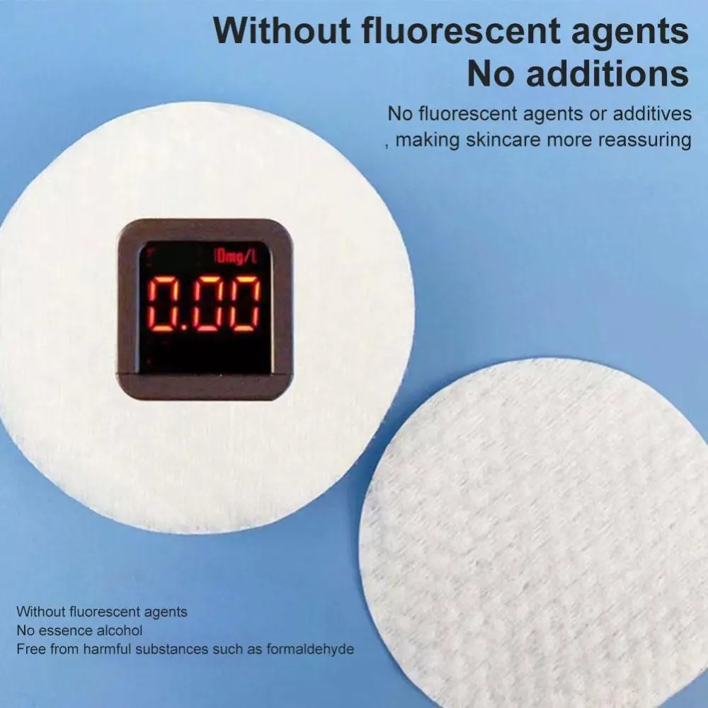 600 stuks wegwerp make-up pads gezichtsverzorging katoen gezichtsbladerdeeg pads hypoallergene remover papier make-up accessoires