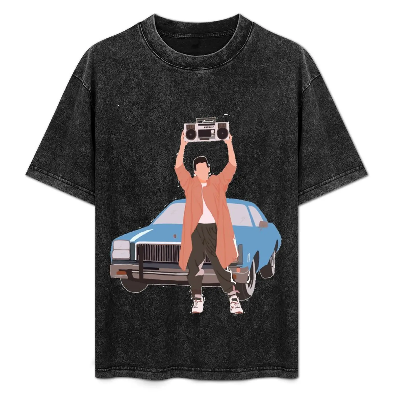 Say anything - Lloyd dobler holding his boom box T-Shirt plus size tops cute tops t shirts for men pack