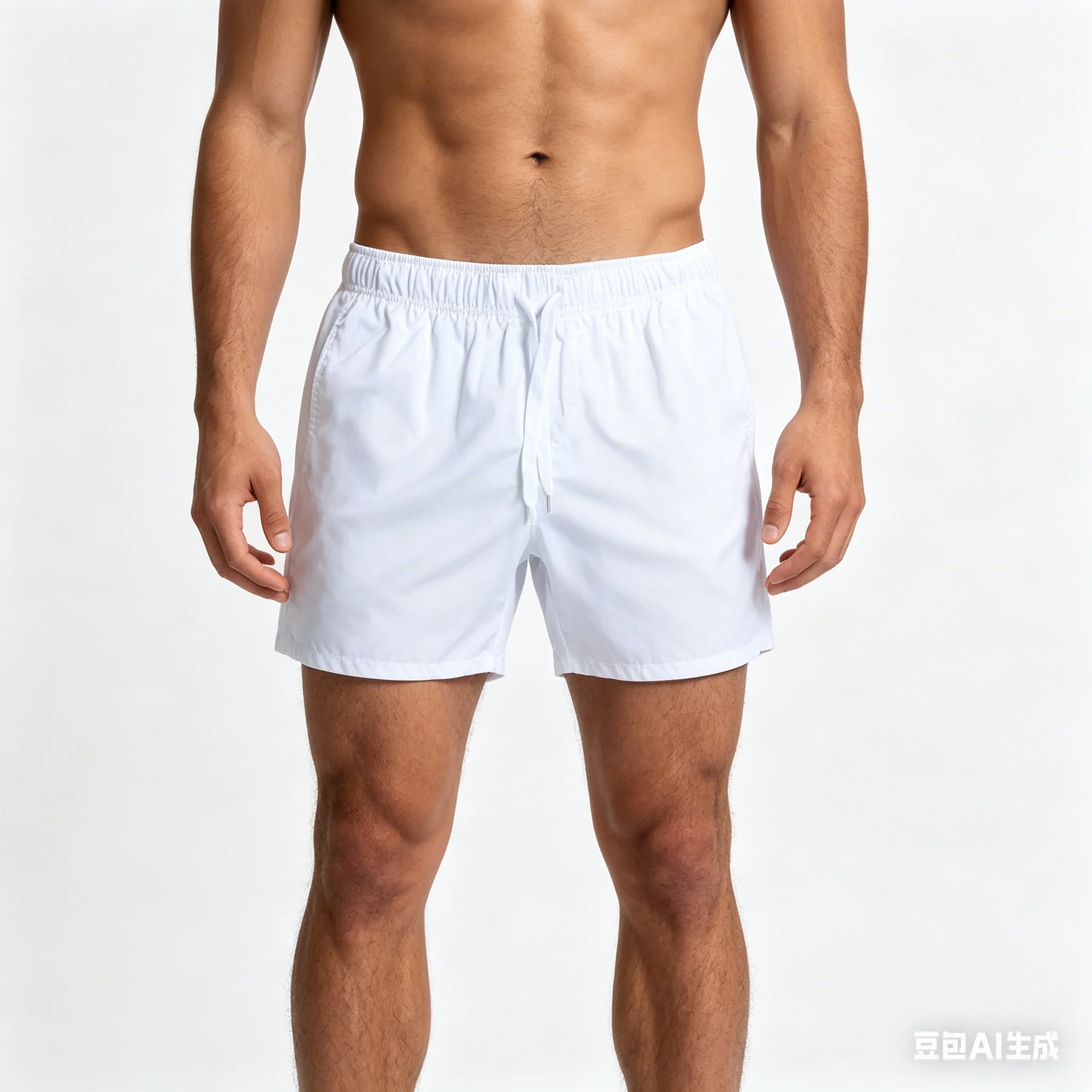 

Quick Drying Summer Beach Shorts Elastic Waist Solid Color Lightweight Breathable Casual Fitness Gym Board Shorts For Men Women