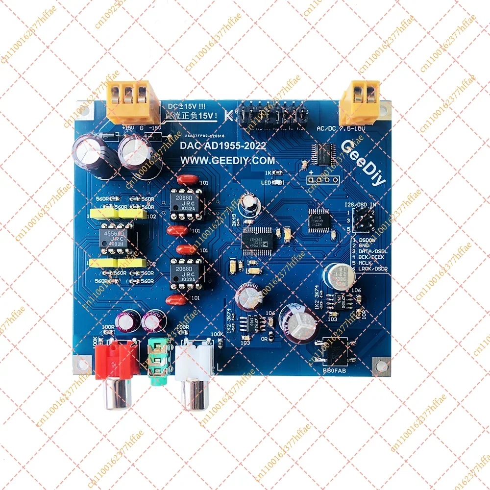 JY Nvarcher AD1955 DAC Decoder I2S Input 24bit 192K  LJ RJ 24Bit  DSD64 DSD128