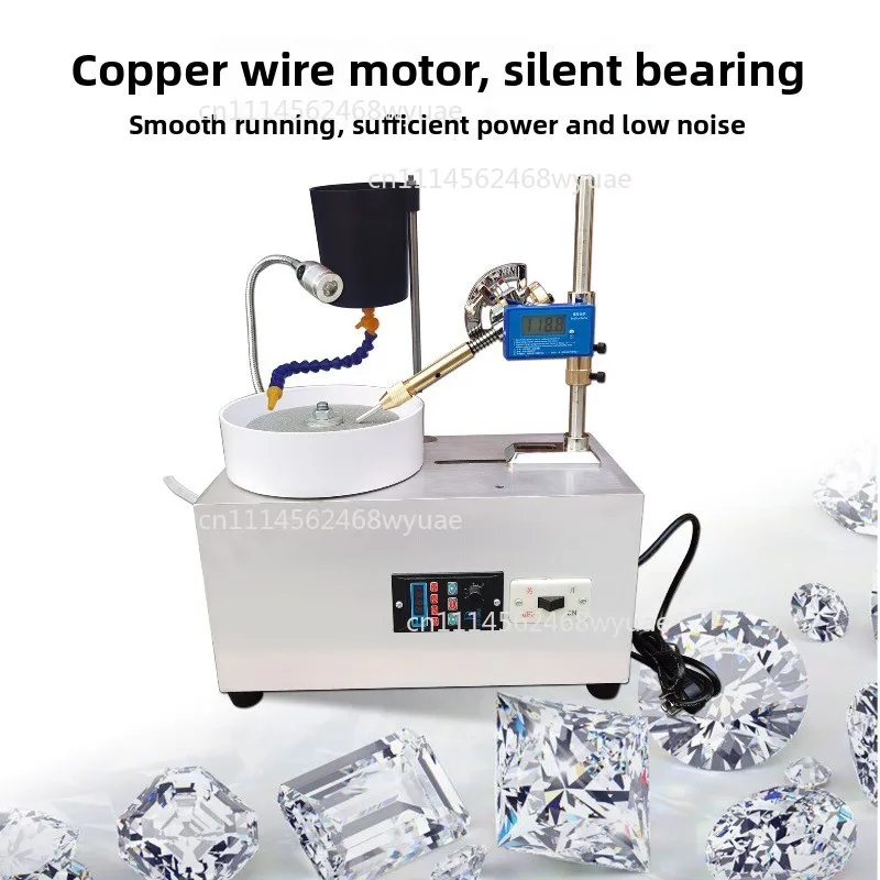 Jewelry and Jade Faceted Ring Surface Grinding Machine, Speed Regulating Grinding and Polishing Machine