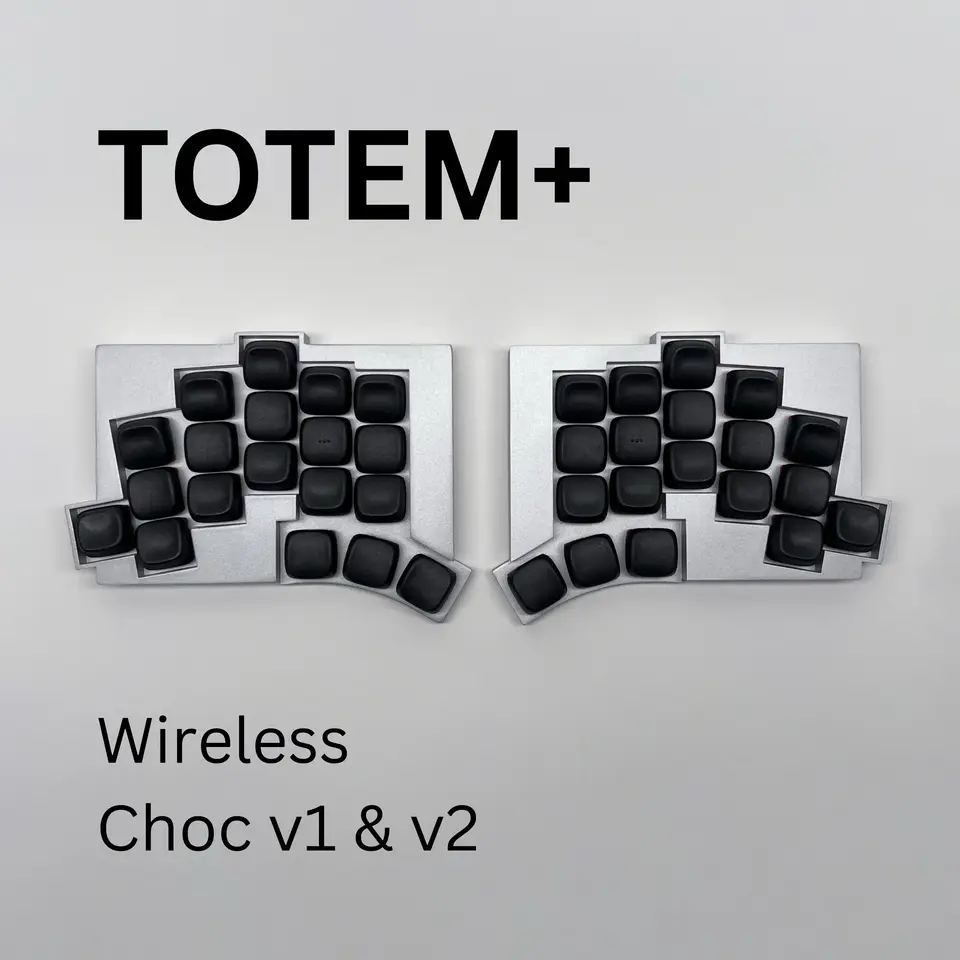 Totem choc v1 無線キーボード TOTEM + Wireless Split Keyboard - Bluetooth ZMK Choc V1 V2 Low