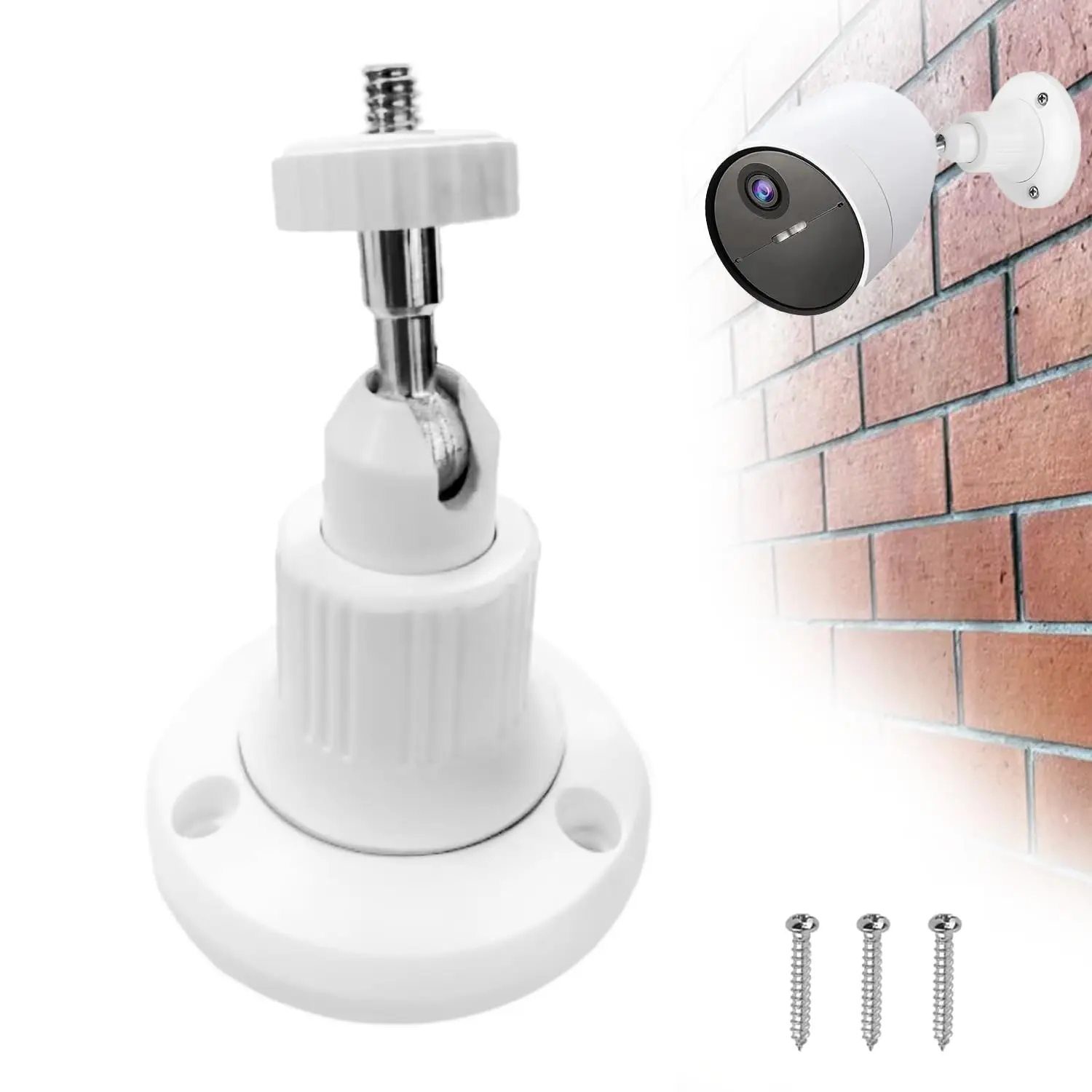 Magnetic Camera Mount Universal No-Drill Bracket for Security with EufyCam, Arlo, Ring Stick Up Cam (Battery)
