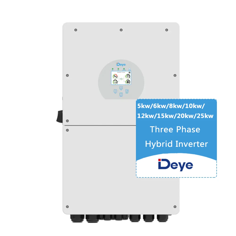 Système solaire à usage domestique avec onduleur hybride Deye Power, invitation, 5KW, 6KW, 8KW, 10KW, 12KW, 15KW, 20KW, 25KW, 2024