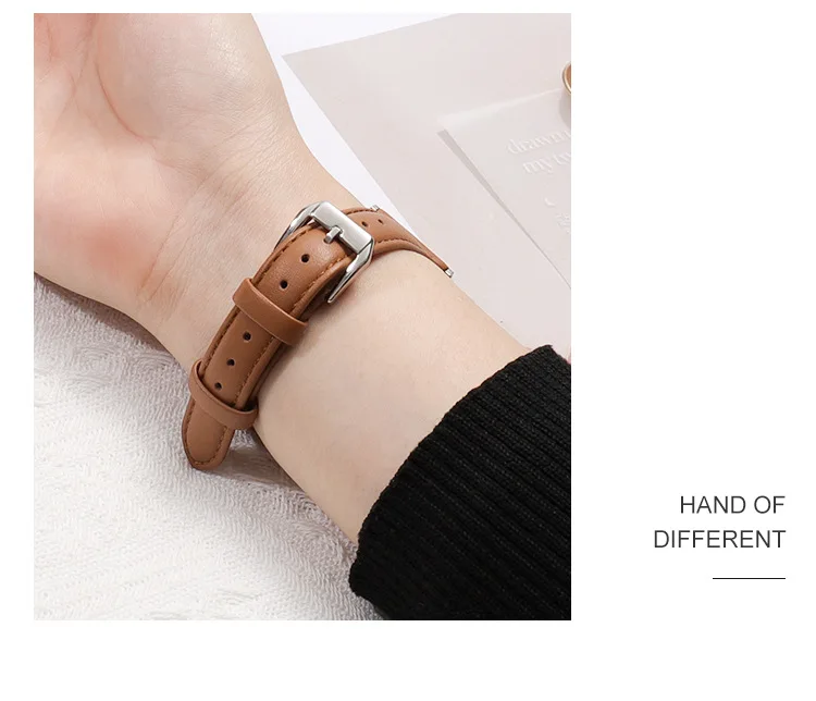 Slim Leather Band For Apple Watch Strap 44mm 40mm 41/38mm 49mm Bracelet apple watch bands 8 45mm Ultra 9 7 se 3 4 6 10 46mm/42mm