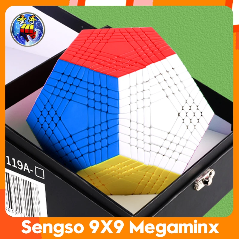 Shengshou 9x9x9 Megaminx Magic Cube Puzzle SengSo Magic Cube 9x9 Megaminxeds Toys