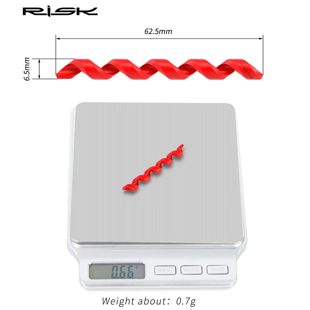 RISK-Protecteur de câble de frein de vélo en caoutchouc, 5/10 pièces, accessoires de cyclisme