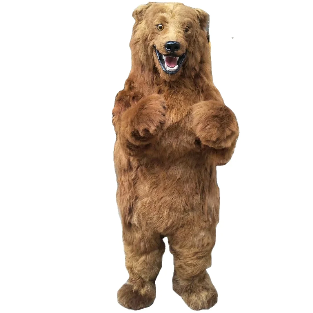 

Большой размер, имитация черного медведя, модель рождественских украшений, стоячая ходьба, движущаяся имитация животного для праздничного образования