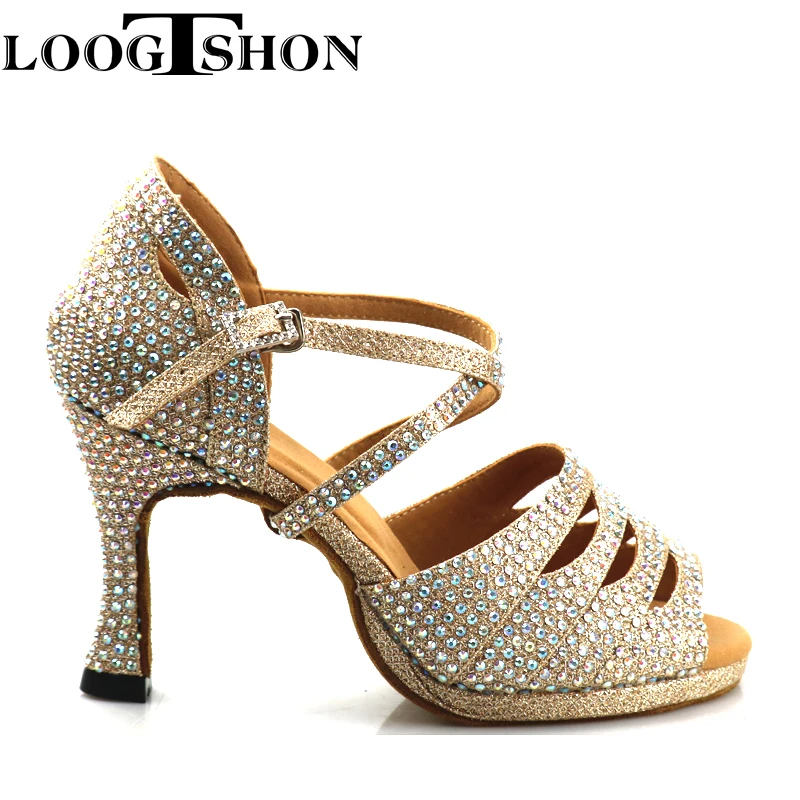 LOOGTSHON Latin water platform dancing shoes woman fashion shoes High Heels Jazz Shoes heels for girls women's platform shoes...