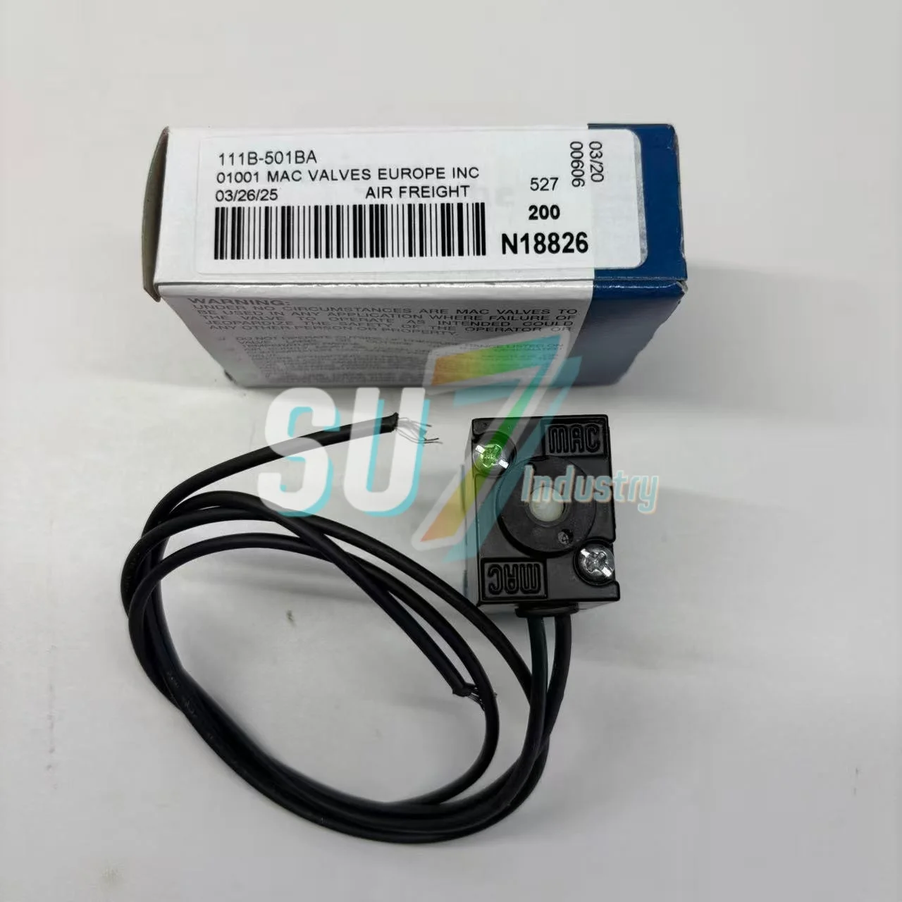 Válvula solenóide 111B-501BA 111B-501BAAA nova na caixa