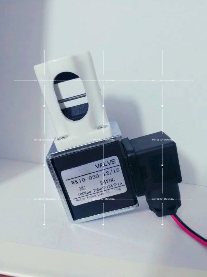 One Size Open Normally Open Solenoid Pinch Valve 12VDC/24VDC Tube Size