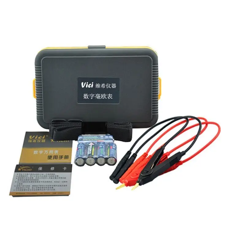 VC480C+ Digital Milliohmmeter DC Low Resistance Tester Microohmmeter 0.01mΩ~2kΩ Detectable Resistance Transformer Circuit Board