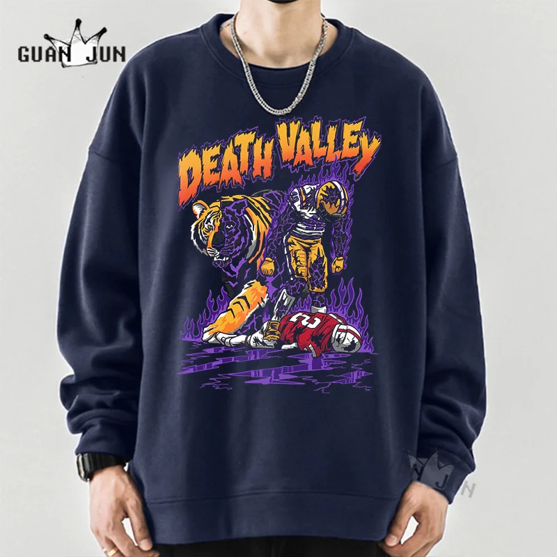 Death Valley Sweatshirts for Men Women Oversized Hooded Cotton Long Sleeve Sportman Graphic Hoodies Mens Clothes Streetwear