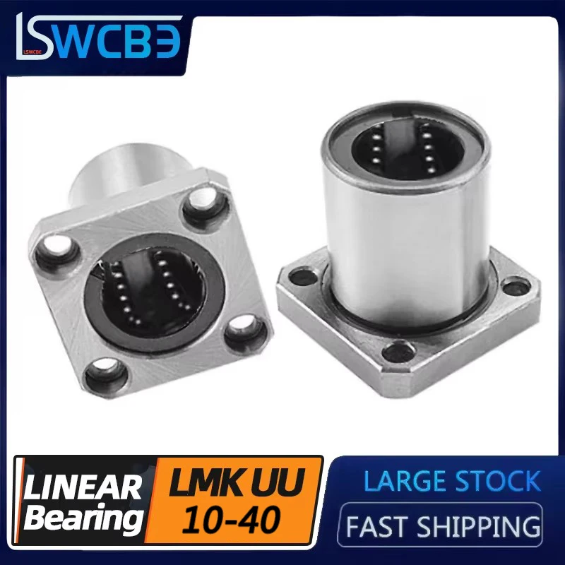 

Квадратный фланцевый стандартный линейный подшипник LMK10 12 13 16 20 25 30 35 40UU с фиксированным креплением