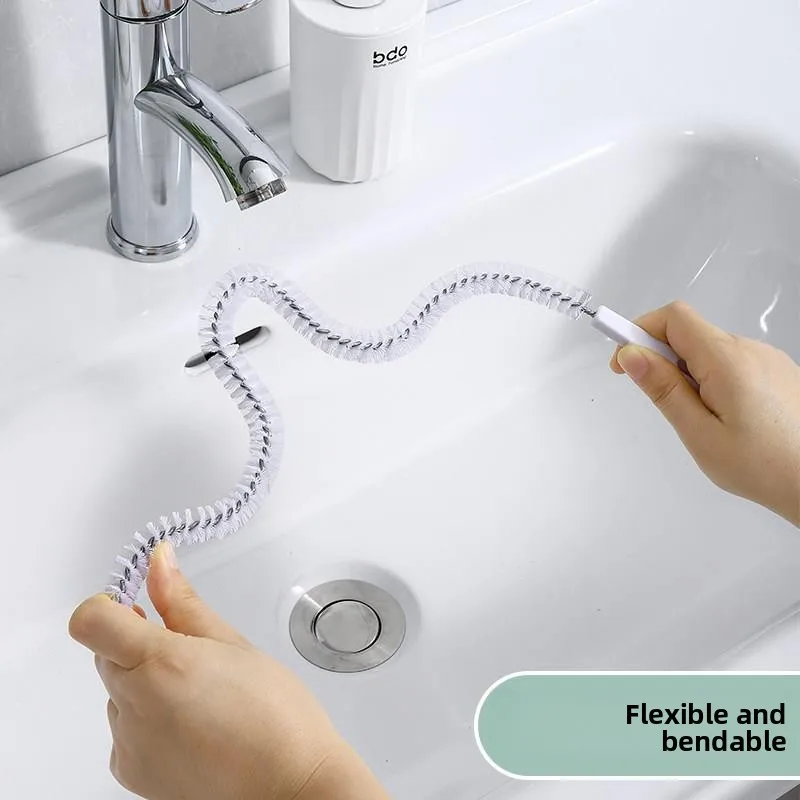 

Long Hair Unblocking Brush Household Cleaning Tool Sink Drain Pipe Brush Hair Grasping Tool Blue Valley Brand 70cm Size