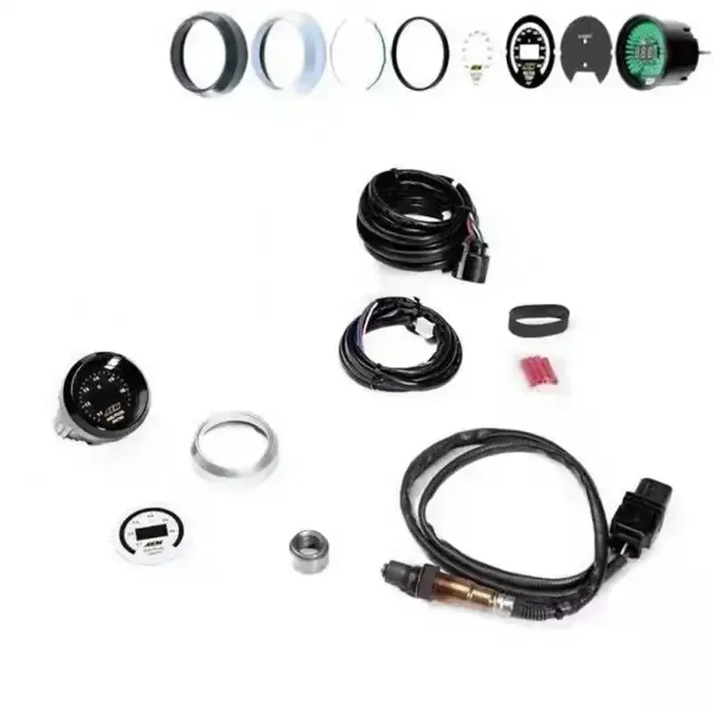 New! 1Set Broadband Air/Fuel Ratio AFR Gauge Kit Oxygen Sensor 0258017025 Wideband Air/Fuel Ratio Gauge