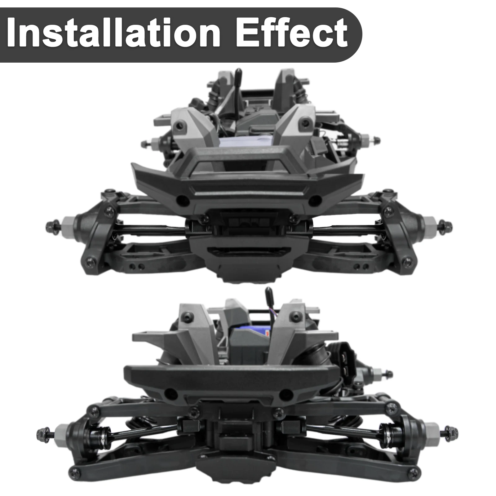 OKHL 4Pcs 스테인레스 스틸 CVD 드라이브 샤프트 102MM 액세서리 Traxxas 1/16 Mini Maxx BL-2s 107154-1 RC 자동차 업그레이드 부품
