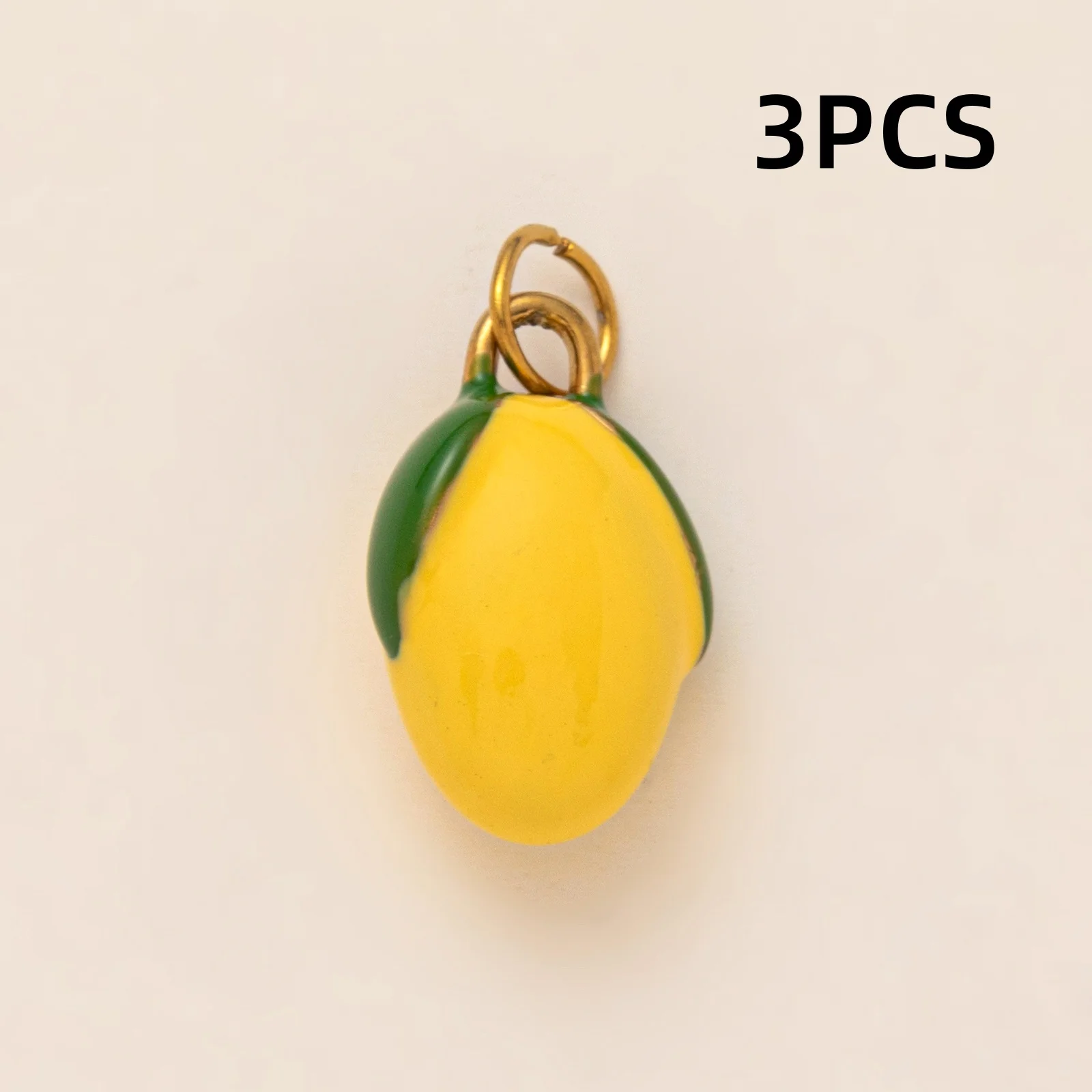 3 Stück Modische Neue Niedliche Affen-Wassermelonen-Mango-Granatapfel DIY Anhänger Charms für Schmuckherstellung – Detail 4