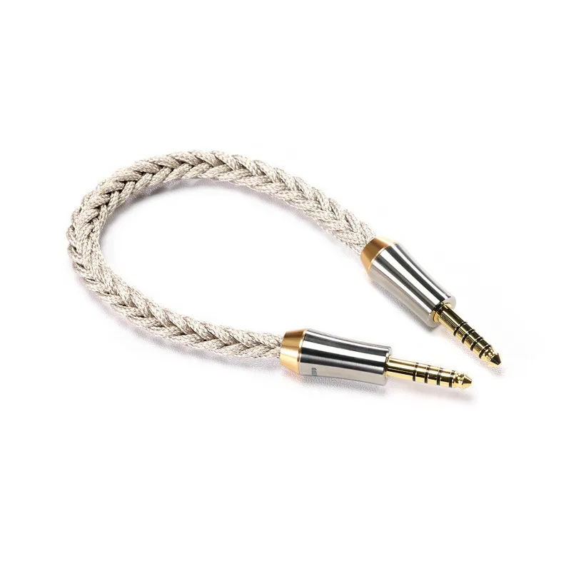 For4.4 balanced pair recording cable audio cable, single crystal copper tape shielding, titanium alloy