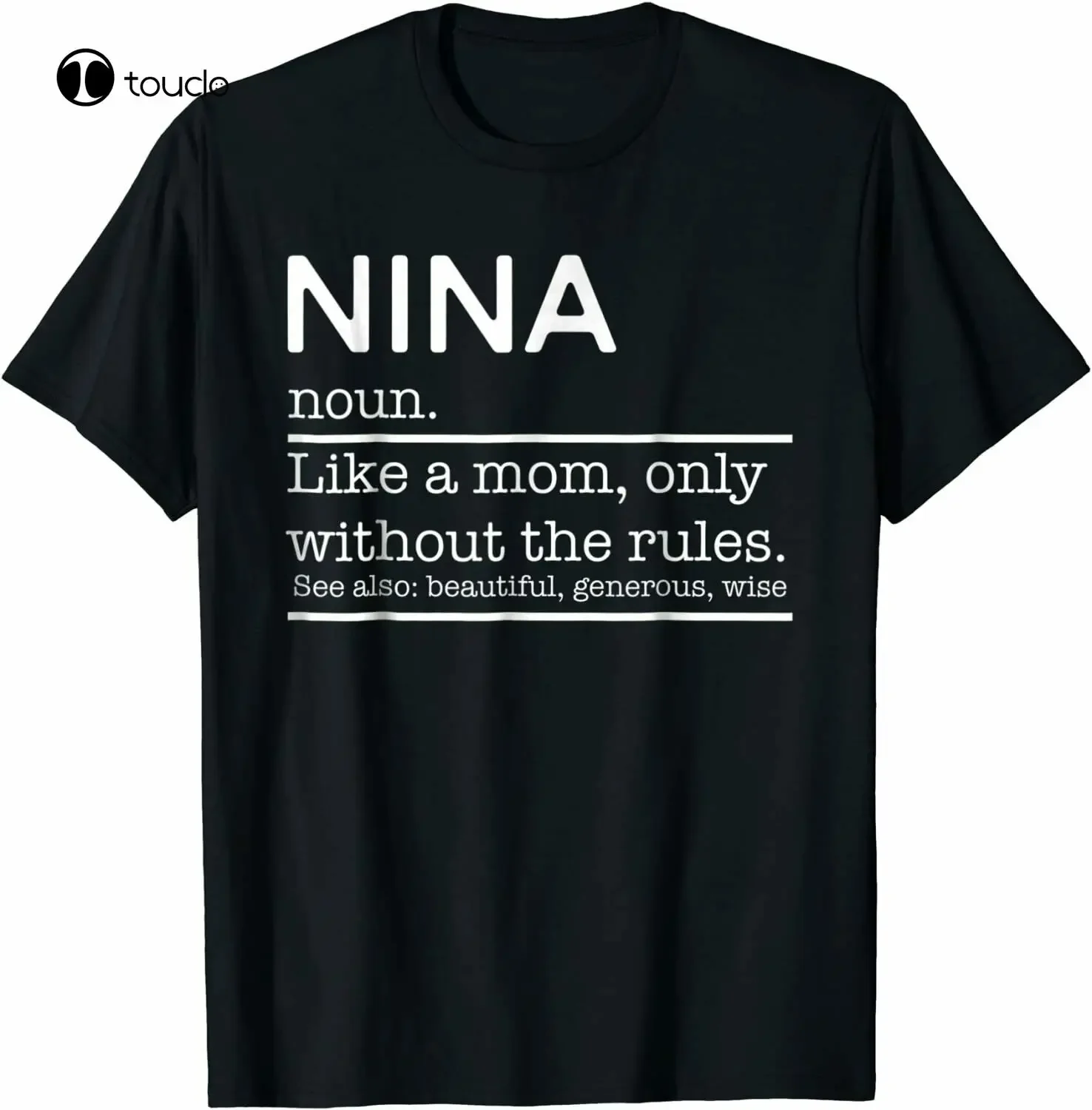 Funny Nina Definition Grandma Mother Day Gifts Oversize T Shirt Tee Shirt unisex