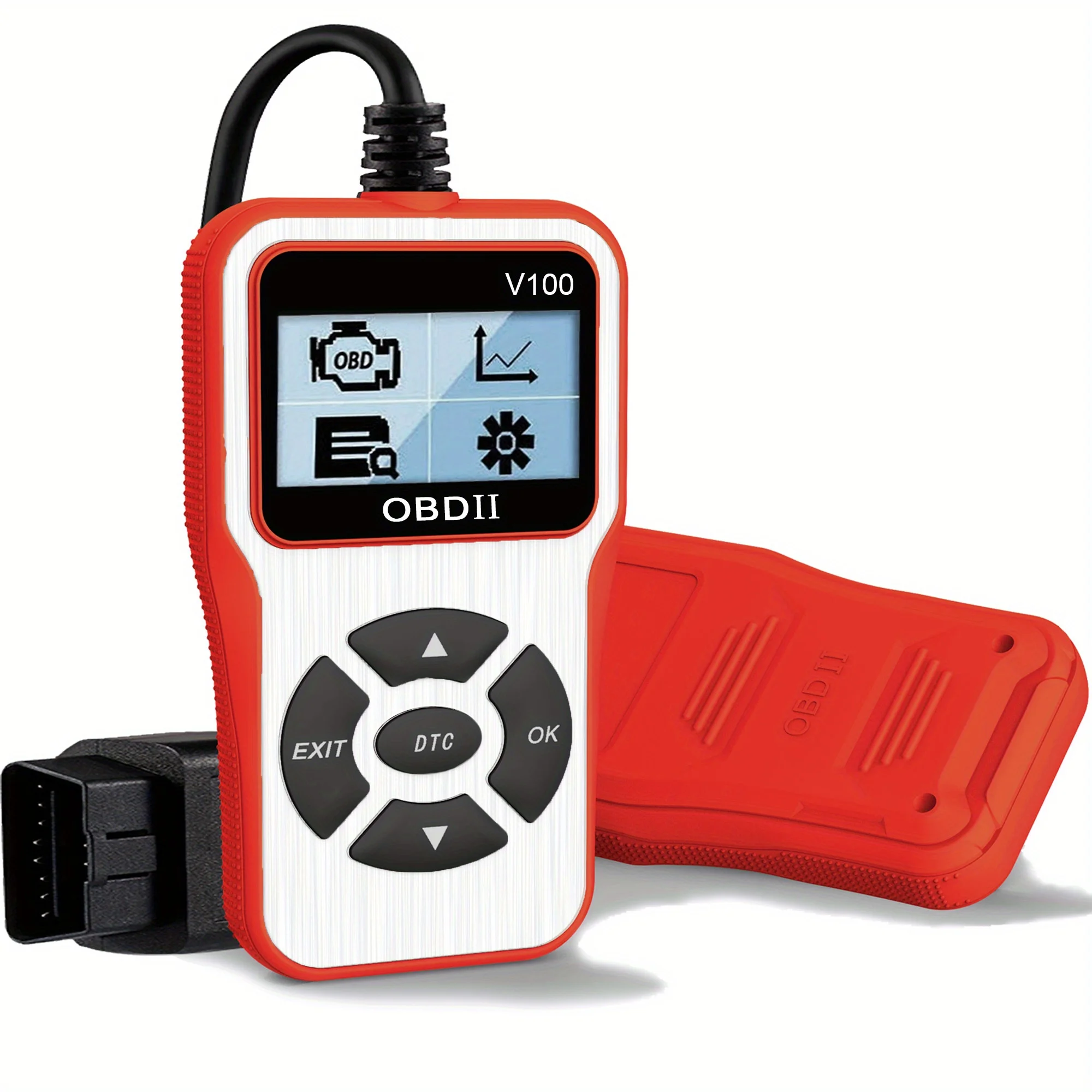 OBD2 Scanner Diagnostic Tool,Auto Check Engine Code Reader with Reset, Enhanced OBDII/EOBD Car Scan Tools