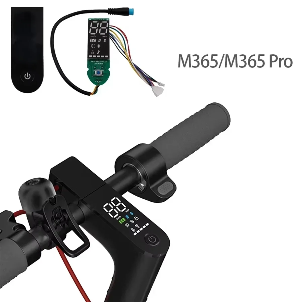 

ABNJ Electric Scooter Dashboard Assembly for M365 Pro & Pro 2 ,Circuit Board Replacement with Enhanced Features