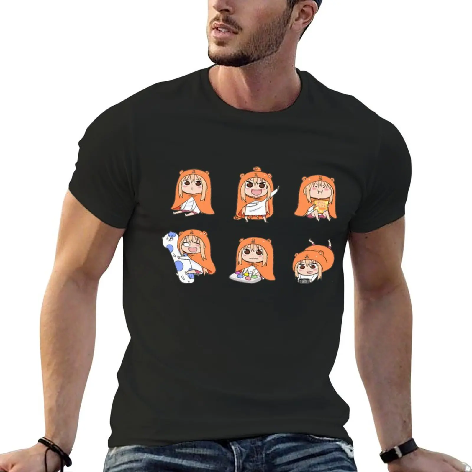 Umaru chan chibi set T-Shirt anime summer tops mens t shirts top quality