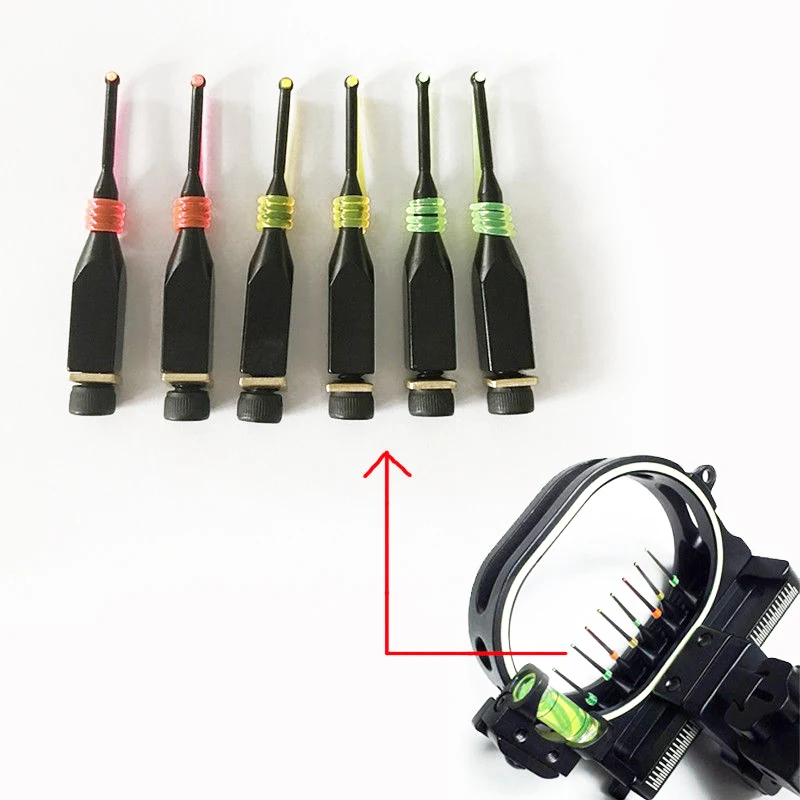 Replacement Bow Sight Pins 3PCS Set for 3/16 Inch Slotted Sight Bodies and 0.029 Inch Diameter Pin Rod Applications