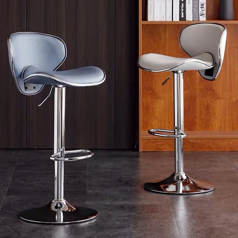 

waterproof bar chairs commercial retro square backrest metal makeup bedroom bar chairs asian style sillones Luxury Furniture