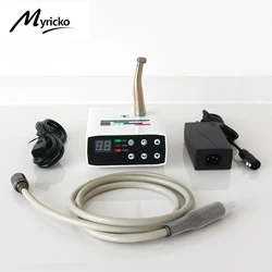 Dental Brushless Electric Motor LED Mircomotor 1:5/1:1 Fiber Optic Contra Angle Low Speed Handpiece Dentist Lab Equipment