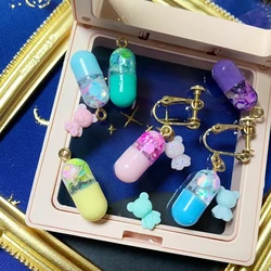 Flat Pills Shaped Silicone Epoxy Resin Mold Resin Molds Uv Silicone Jewelry Mold Earring Mold