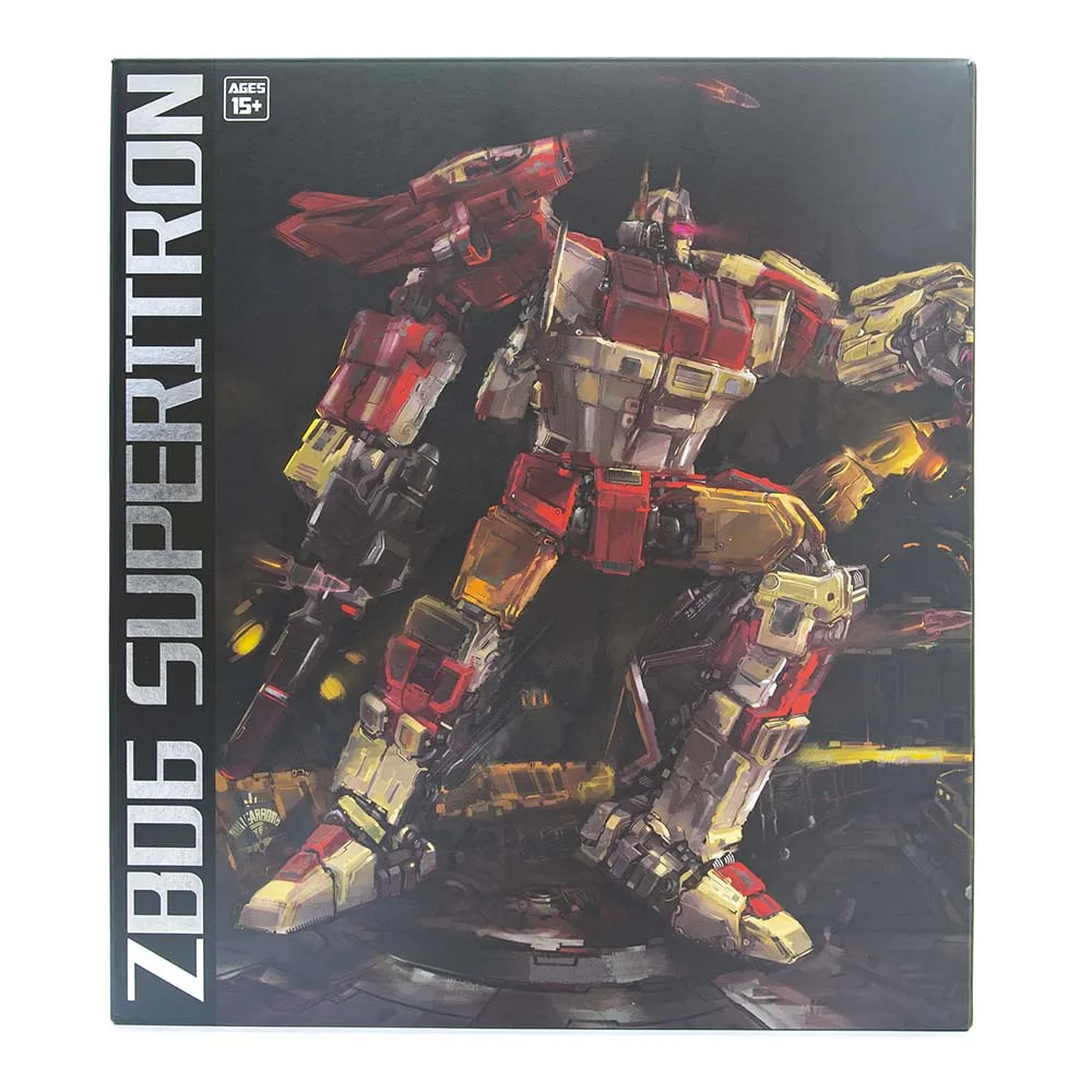 New Transformation Toys Robot Zeta Toys ZB-06 Superion Superitron Animation color Metallic Paint Gift box Version Action Figure