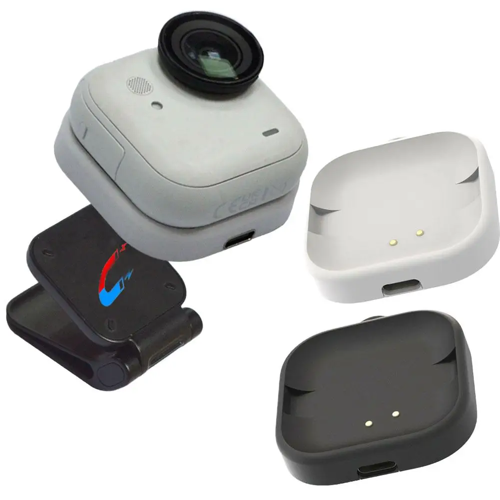 Für Insta360 Gehen Ultra Ladestation Kamera Magnetische Drahtlose Schnelle Ladestation Basis Action Kamera Zubehör