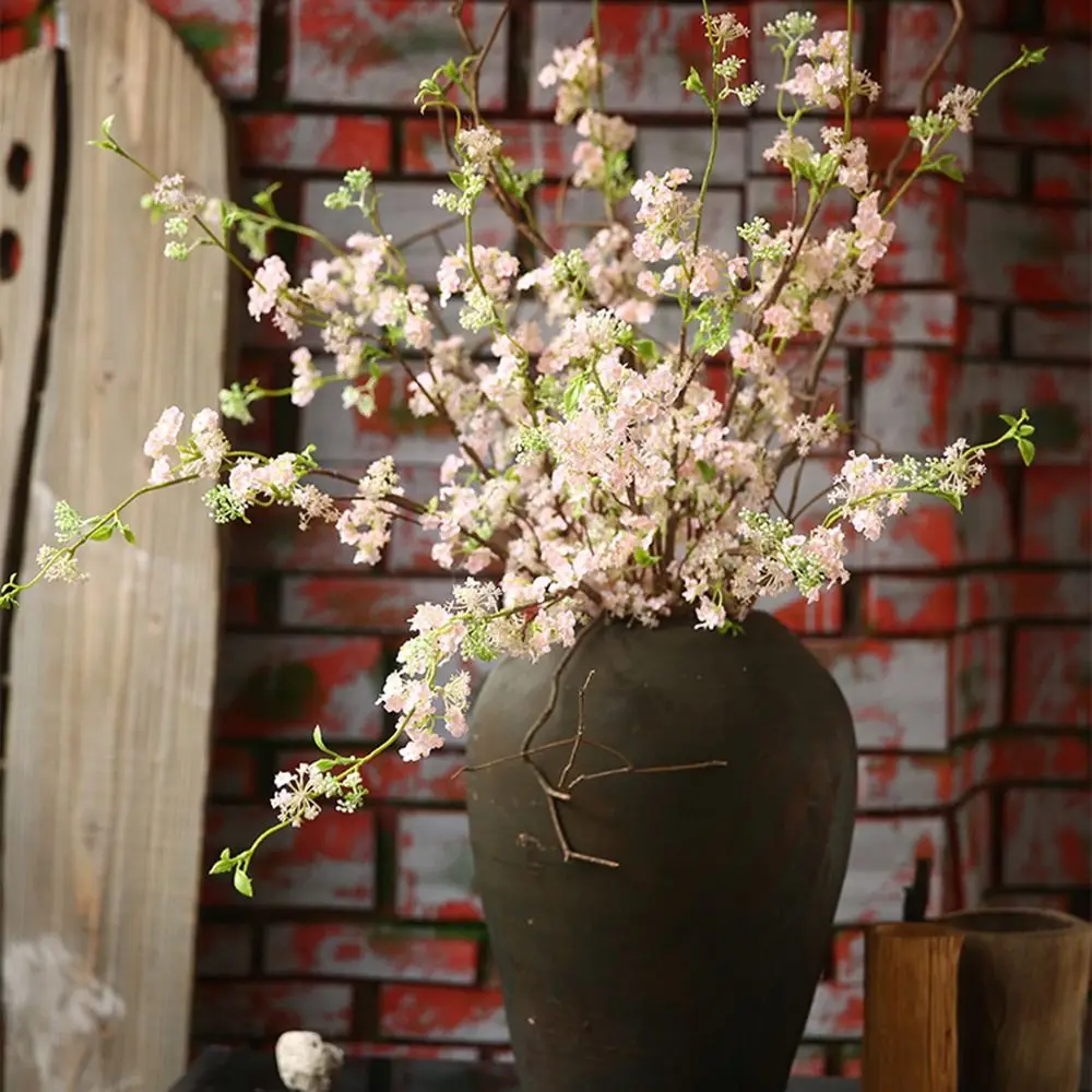 1 PCS 100cm Artificial Flower Elegant Creative Silk Texture Snow Willow Simple Simulate DIY Bouquet For Wedding