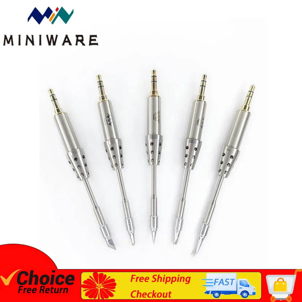 

Miniware TS1C TS80P Soldering Iron Replacement Tips Cordless Soldering Station Welding Tools Accessories TS-B02 TS-K4