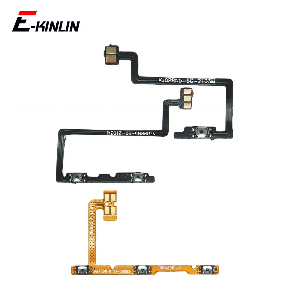 Volume Button Power Switch On Off Key Ribbon Flex Cable For OPPO Realme Narzo 30 30A GT Master Neo Replacement Parts