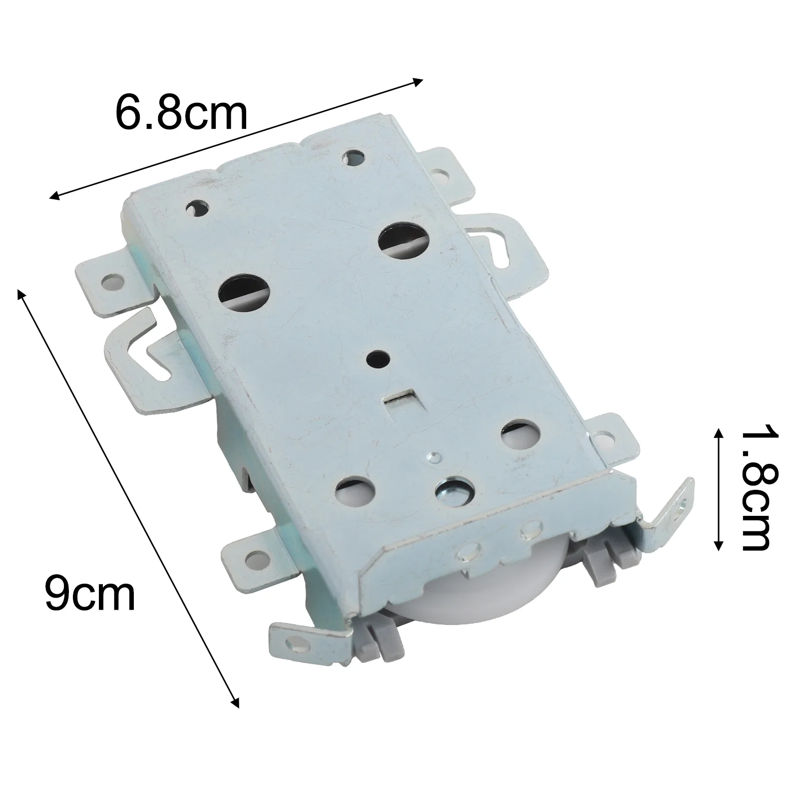 1 قطعة أدلة الباب المنزلق المعدني بكرات-بلاستيك دائم انزلاق الباب بكرة انزلاق الباب الصلب التقسيم السفلي المسار كام الأسطوانة
