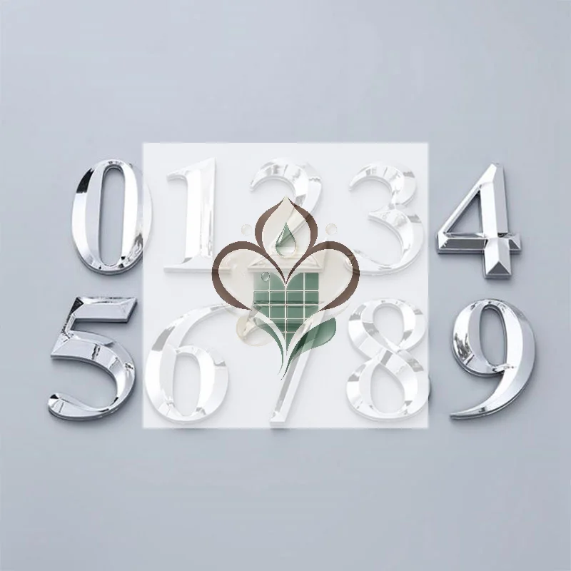 Self Adhesive Door Number Sign House Number Digit Apartment Hotel Office Sticker