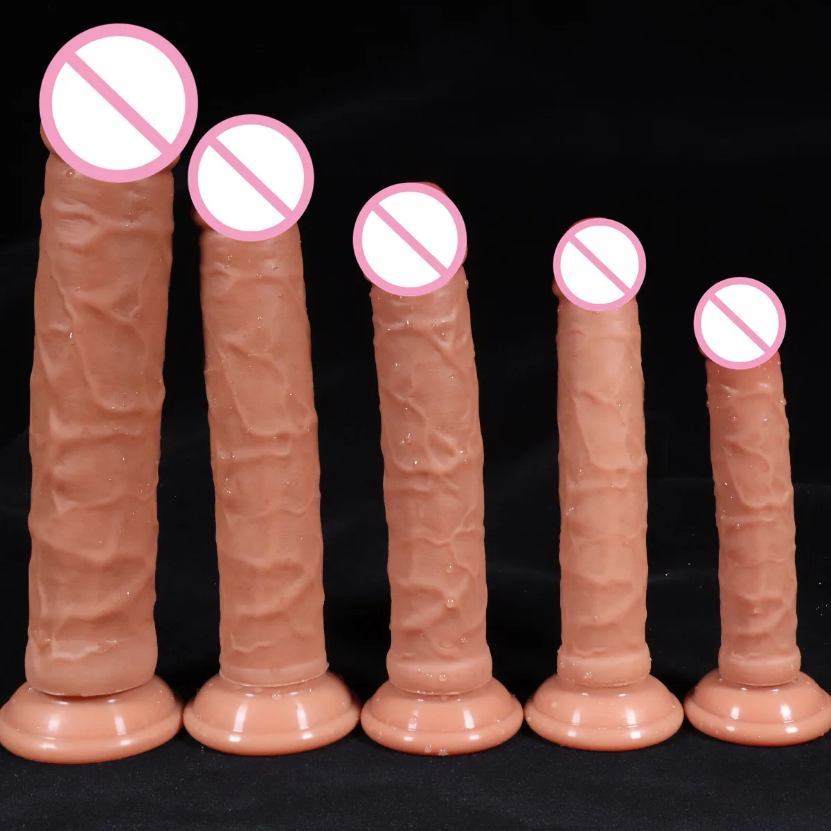 Realistic fake penis without eggs, large penis masturbator with anal plug for female sex toys, adult sex toys for women