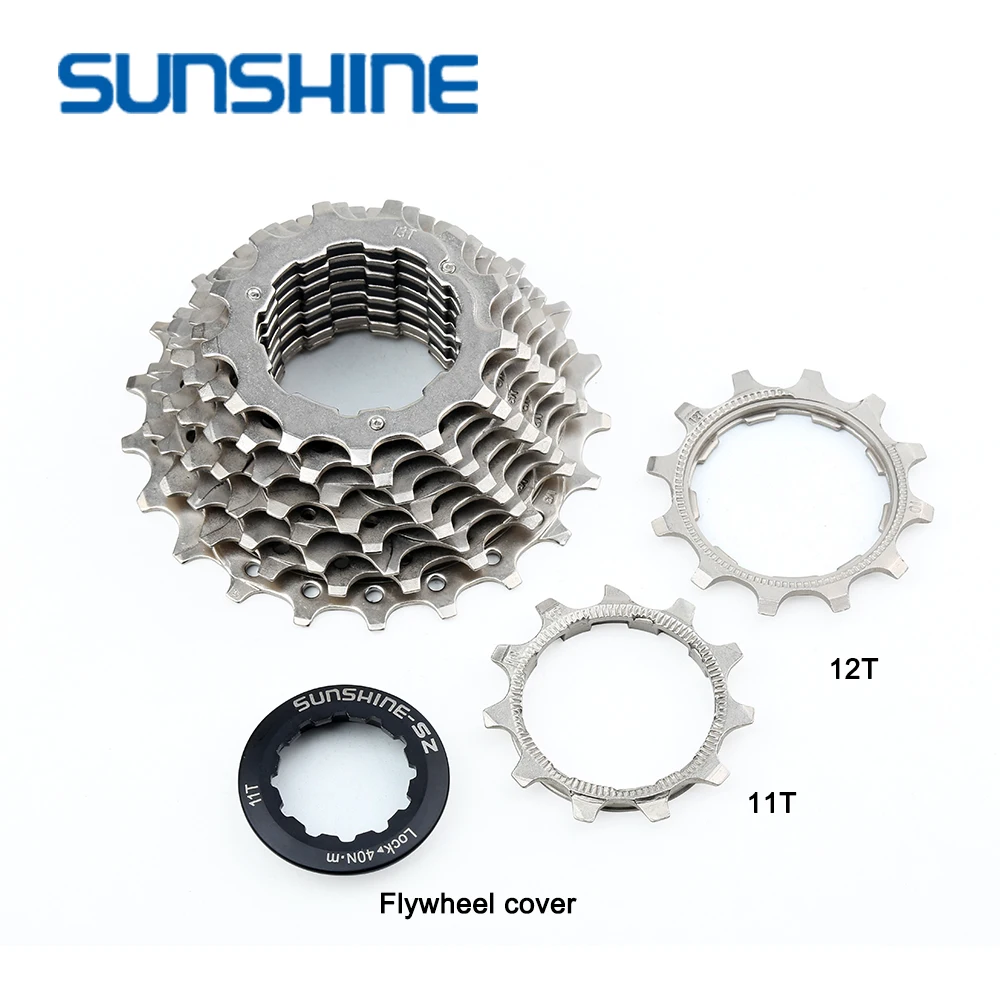 Sunshine Speed Bike Cassette 10S 11S 11-21T Bicycle K7 11V Road Bikes Ratchet 11 Speed Racing Bicycle 10V KMC X10 X11 Chain