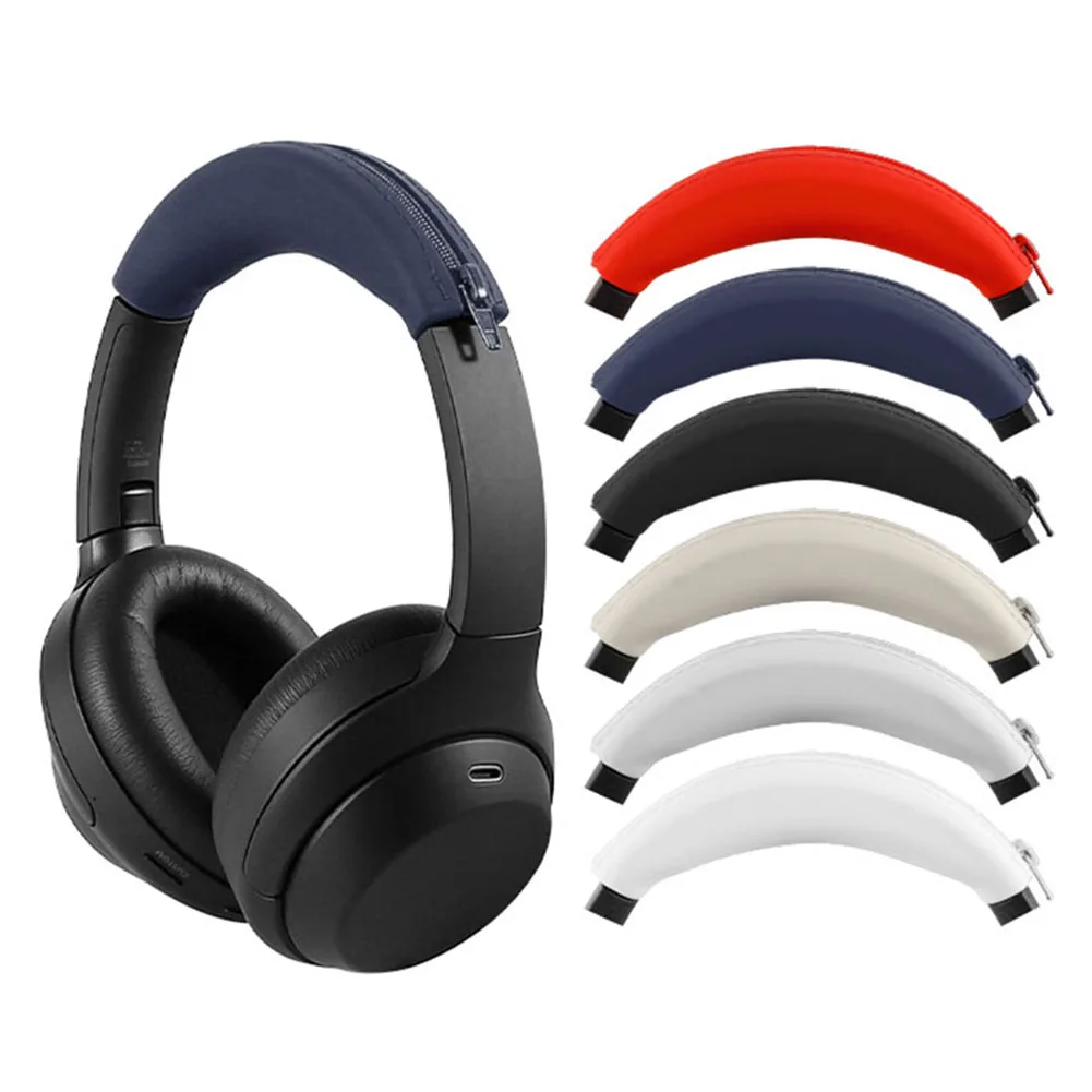 Silicone Earpads Headbeam Sleeve Soft Earmuff Shell Cover Headset Sleeve Replacement for Sony ULT WEAR WH-ULT900N/WH-1000XM3/XM4