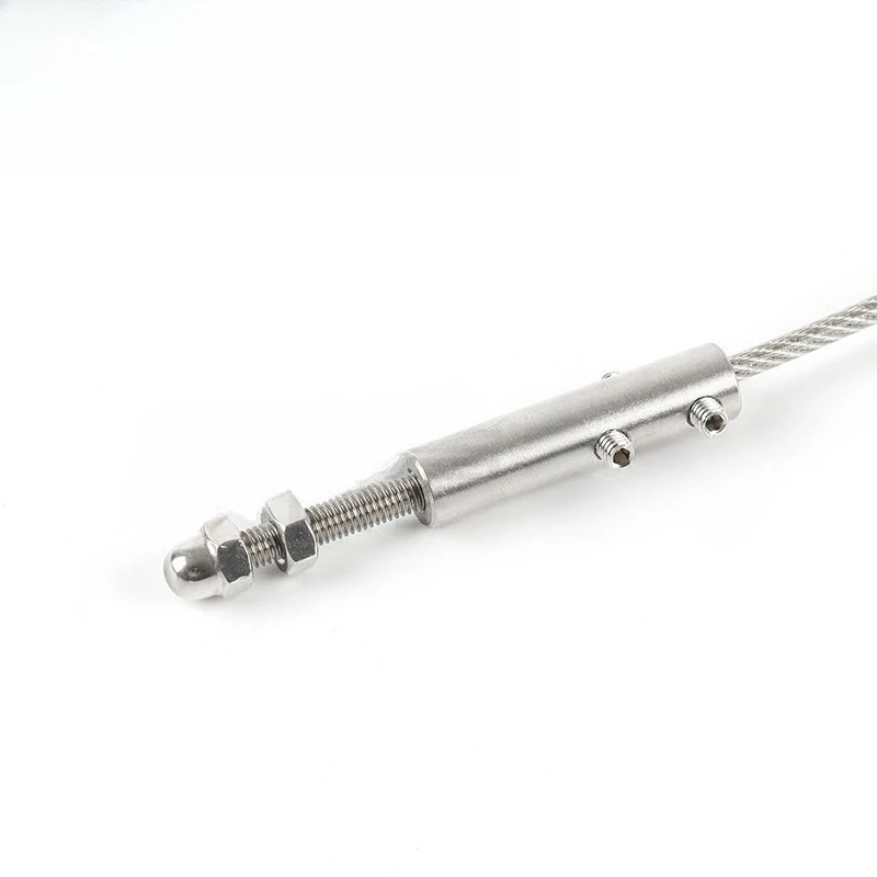 1pcs 304 Stainless Steel Cable Railing Fittings Wire Rope Tensioner Receiver Terminal End Toggle Anchor Clip